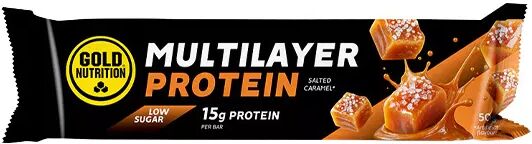 Gold Nutrition Multilayer Protein Bar Caramelo Salado 50g