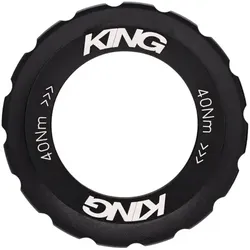 CHRIS KING Center Lock Ring External Spline | matt schwarz