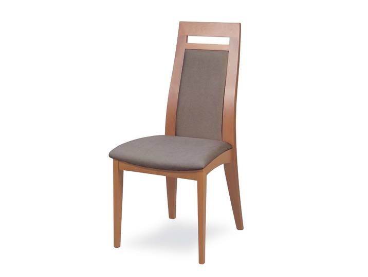 Esszimmerstuhl HOME AFFAIRE CLIO , braun (buche, taupe, buche natur, taupe), B:48cm H:101cm T:58cm, Massivholz, Stühle, Esszimmerstuhl, Stuhl mit wasserabweisender Stoff