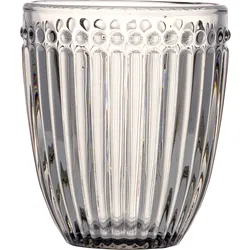 GreenGate Wasserglas Alice von GreenGate, 9,5 cm, Ø 8,5 cm, grau