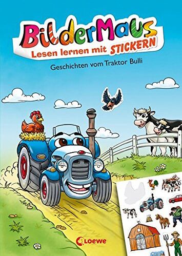 THiLO - Bildermaus - Lesen lernen mit Stickern - Geschichten vom Traktor Bulli - Preis vom 13.10.2026 19:28:25 h