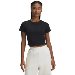UNDER ARMOUR Rival Rib Baby Tee Trainingsshirt Damen 001 - black/white L