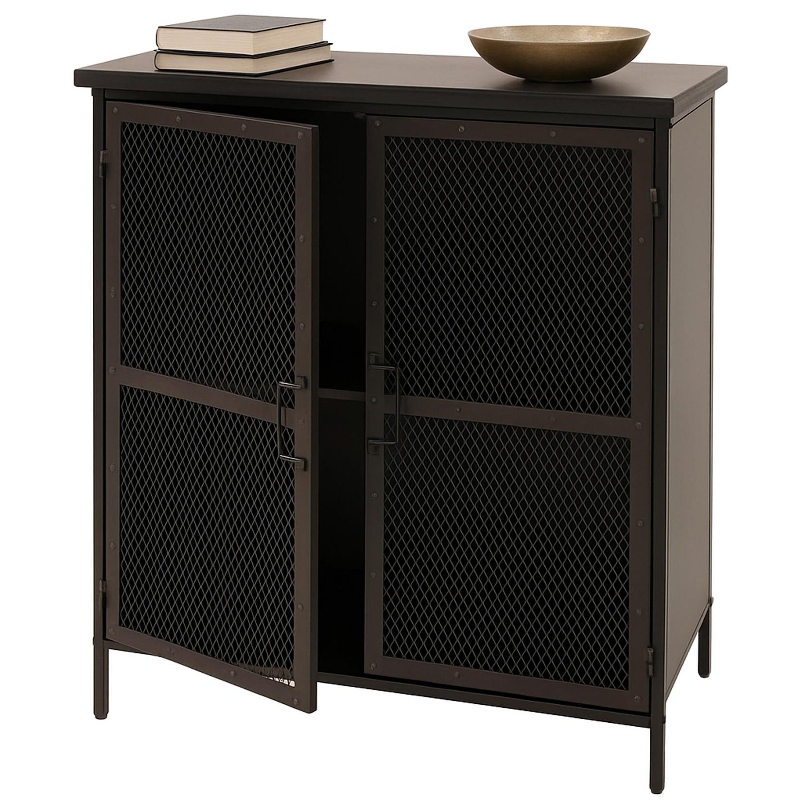 Apothekerkommode MCW-O79, Schrank Highboard Staufächer, Vintage Shabby-Look 94x80x35cm, Metalloptik