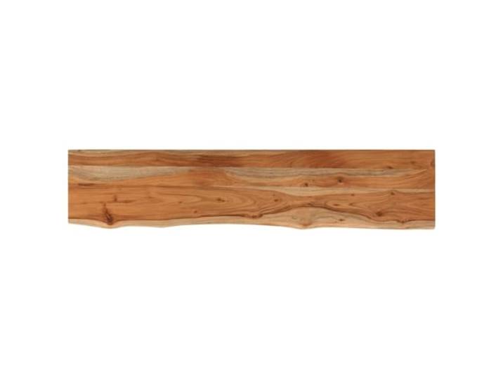 vidaXL Tischplatte 140x30x3,8cm Rechteckig Massivholz Akazie Baumkante