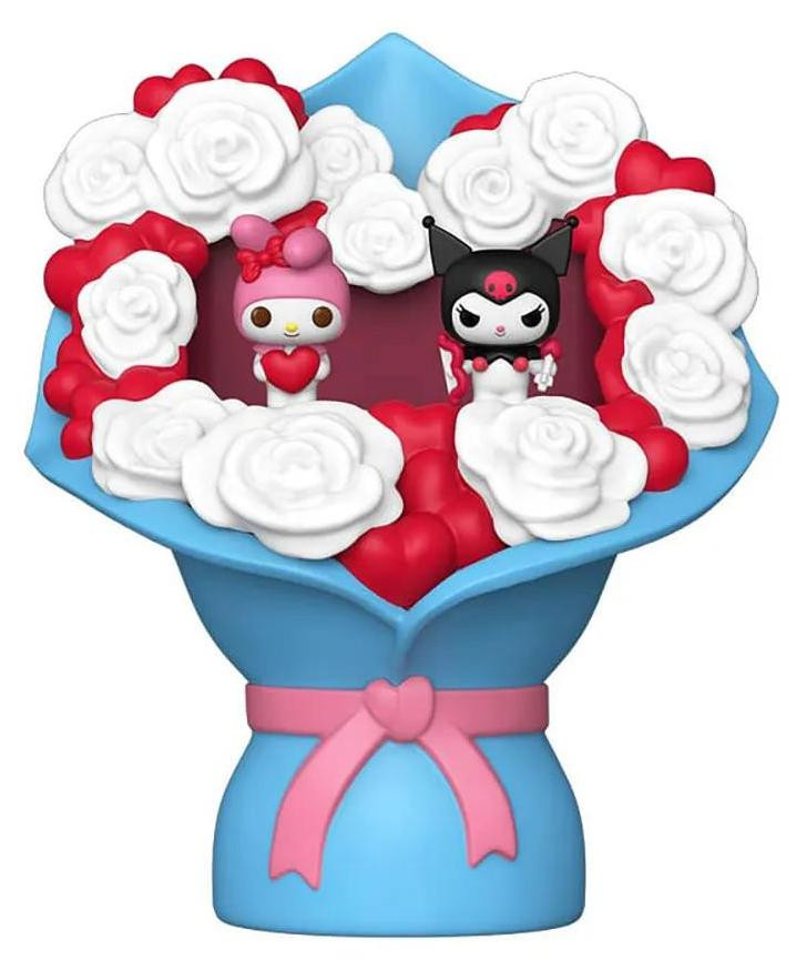 Funko Sanrio Bitty POP! Boeket vinylfiguren My Melody & Kuromi Valentijn 4 cm