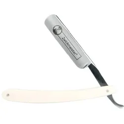 Zwickmeister, Rasierhobel + Rasiermesser, Rasiermesser Bartmeister weiss 5/8
