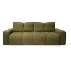 BETTSOFA DUCA Grün Jersey- Stoff mit Schlaffunktion
