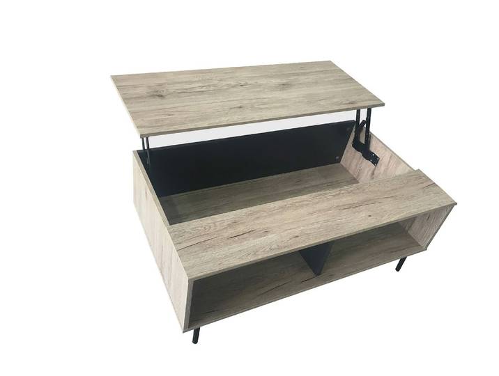 SIT Möbel MAILBOX Couchtisch MDF mit glatter Dekorfolie, Beine