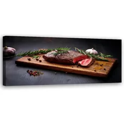 WANDBILD steak fleisch essen für die restaurantküche