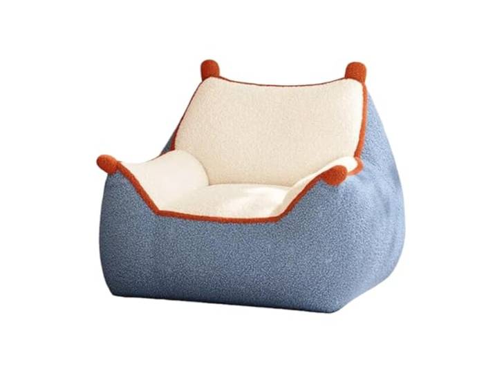 Xumh2024-3 Sitzsack Sitzsack-Stuhl, Einzelliege, Bodensitz for Lounge-Bereiche for Sitzen und Liegen(Blue)