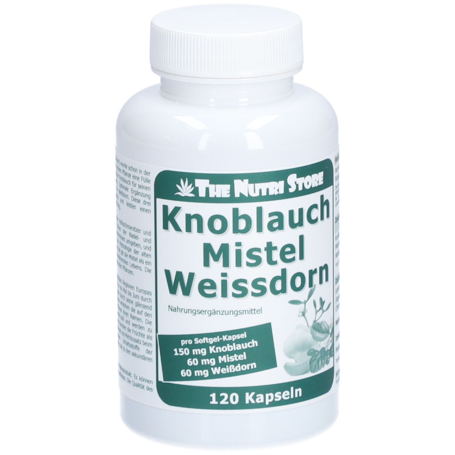 Knoblauch Mistel Weißdorn Kapseln 120 St