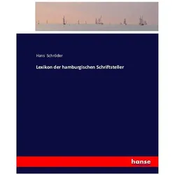 Lexikon der hamburgischen Schriftsteller, Sachbücher von Hans Schröder