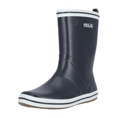 Gummistiefel MOLS "Markets", Herren, Gr. 36, blau (dunkelblau, weiß), Gummi, Schuhe Gummistiefel, mit praktischer Lasche