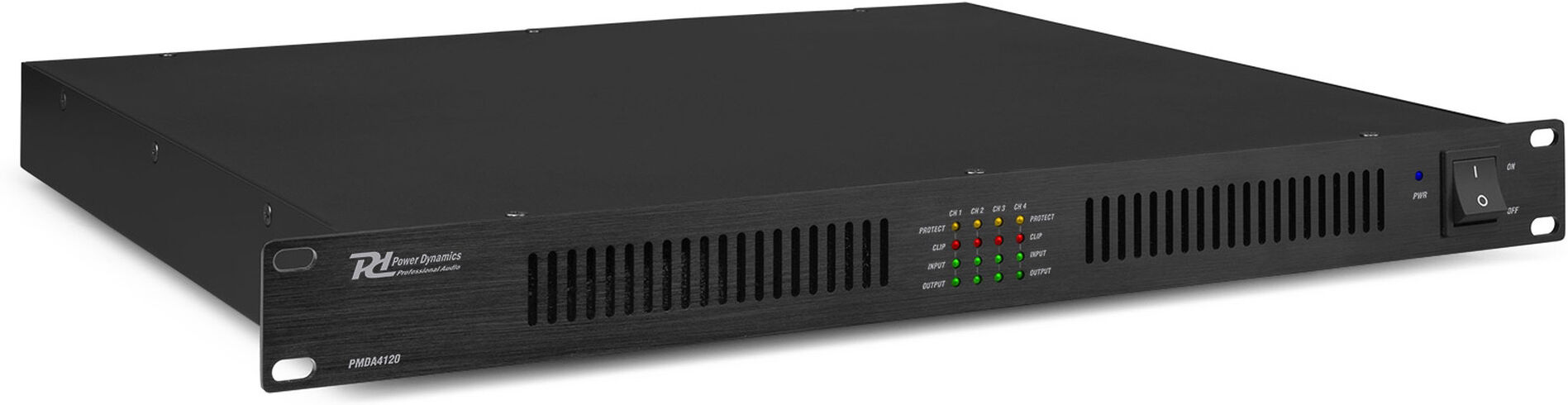 Power Dynamics Pmda4120 4-Kanal Class-D-Verstärker 100v/8ohm 4x 120w