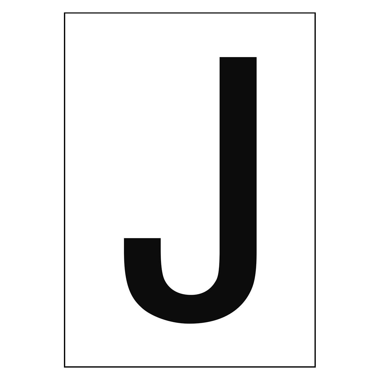 Brady A4-Etiketten mit Zahlen und Buchstaben (NL7541A4WH-J)