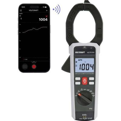 VC771 PV Stromzange Gleich und Wechselstrom CAT III 1500 V, CAT IV 1000 V, LPF, Datenlogger (App), 2000 A (DC), 1500 A (AC)