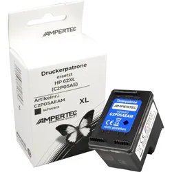 Kompatible Tinte ersetzt HP C2P05AE  62XL  schwarz