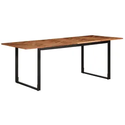 vidaXL Esstisch 200x100x75 cm Massivholz Akazie