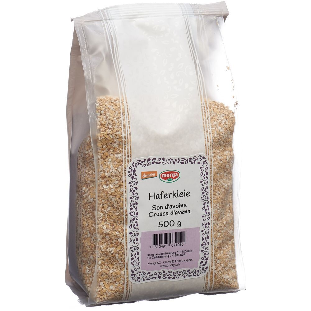 Morga Haferkleie Demeter Btl 500 g Beutel
