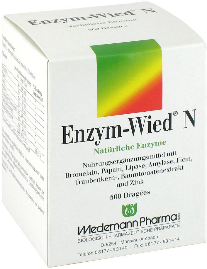 Enzym Wied N Dragees 500stk