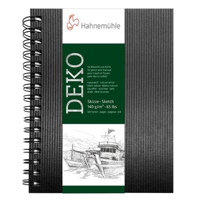 Hahnemühle Papier Skizzenbuch Deko, DIN A 4 Hochformat, 140 g/m²
