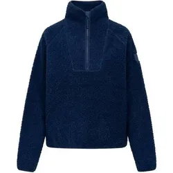 DERBE Fleecejacke Kuschelby Troyer, Größe 42 in Blau Blau