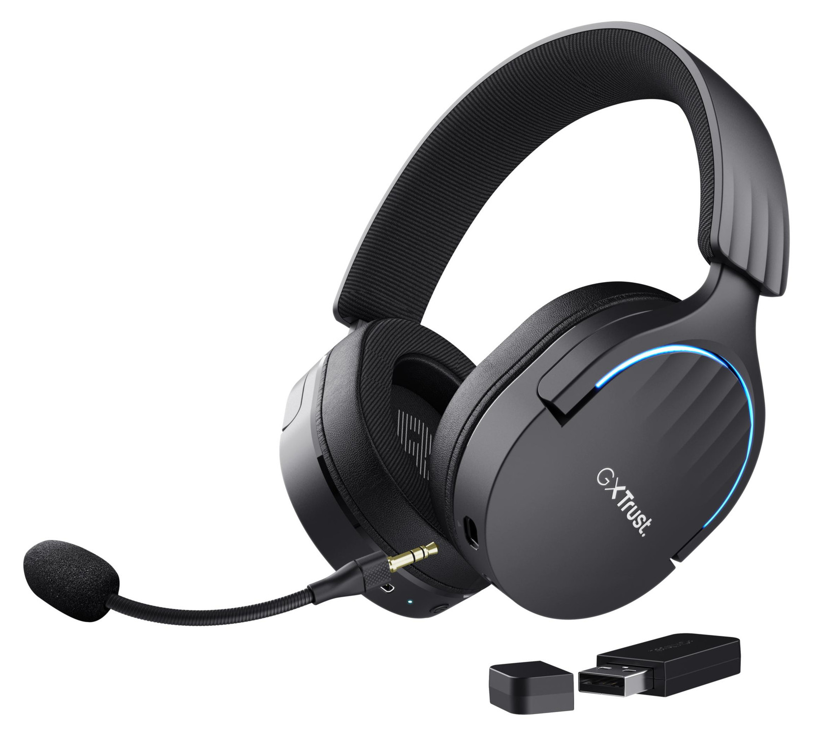 Trust GXT491 Fayzo Wireless Headset Zwart