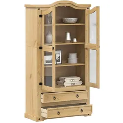 vidaXL, Vitrine + Buffetschrank, Ollenes (99 x 43 x 187 cm)