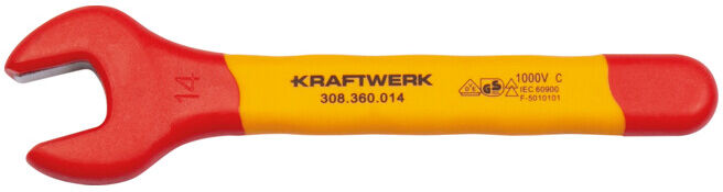 Kraftwerk Clé à molette 14 mm VDE (308.360.014)