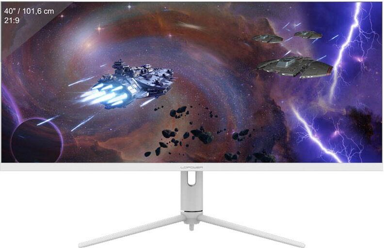 LC-Power LC-M40-UWQHD-144, 101,6 cm (40"), 3440 x 1440 Pixel, UltraWide Quad HD, 4 ms, Weiß