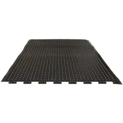 Miltex Endstück Arbeitsplatzmatte 120 x 90 cm »YOGA DOME BASIC« Modulsystem schwarz, 120x1.3 cm