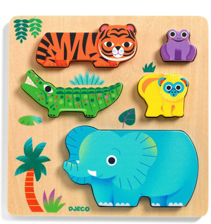 Puzzle WoodyWild - Djeco