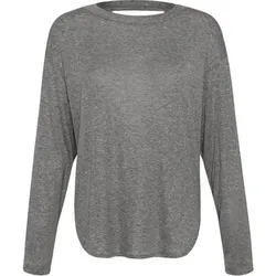 YVETTE Damen Shirt Longsleeve Vali, Größe M in Grau Grau
