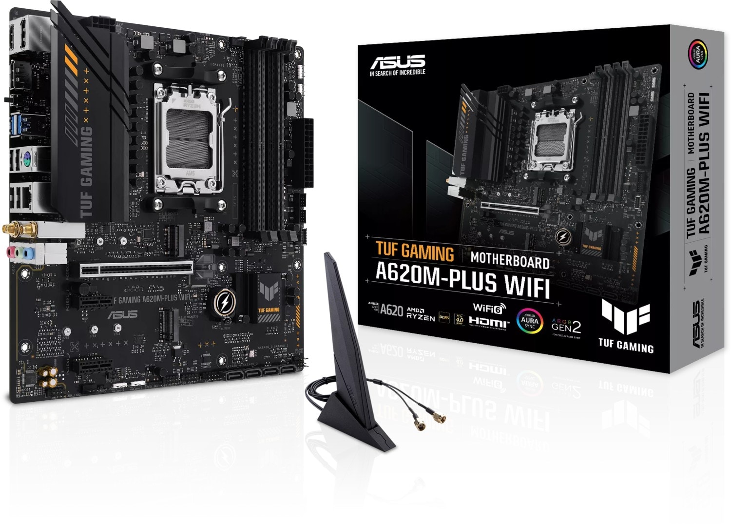 ASUS TUF GAMING A620M-PLUS WIFI mATX Mainboard - Sockel AM5