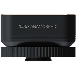 ShiftCam Smartphone-Objektiv LensUltra 1.55x Anamorphic, Weiteres Smartphone Zubehör, Schwarz
