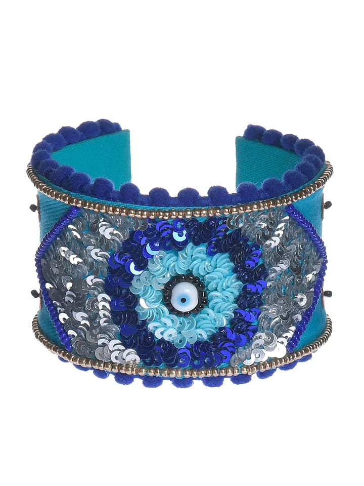 BLE Armspange in Blau - onesize