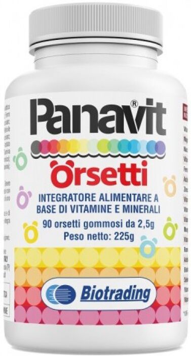 BIOTRADING Srl UNIPERSONALE Panavit Orsetti, 90 orsetti gommosi