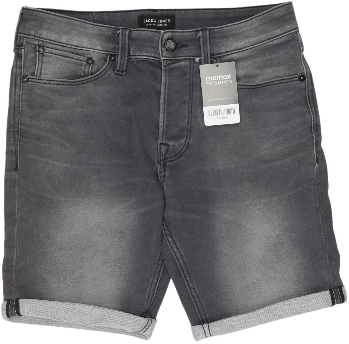 Jack & Jones Herren Shorts, Grau, Gr. XS, Baumwolle / Seide / Synthetik - Second Hand