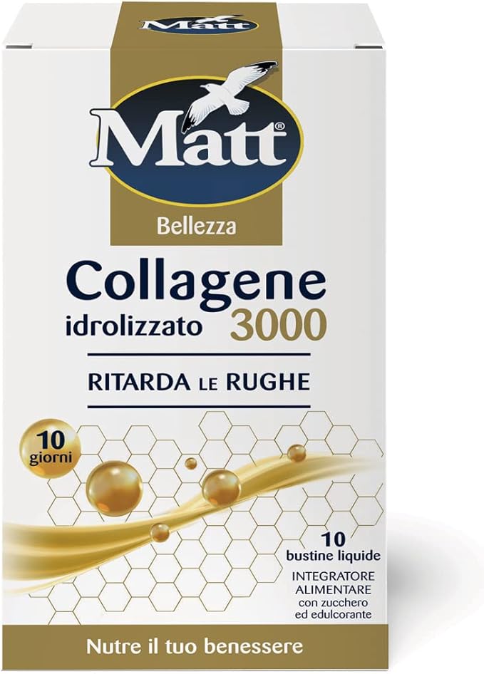 A&D SpA Gruppo Alimentare Diet Matt Collagene Idrolizzato 3000, 10 Bustine