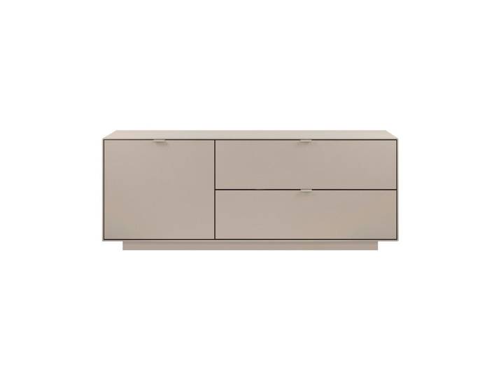 Mid.you Lowboard Sivas, Sand, 1 Fächer, 160x62x37.5 cm, Wohnzimmer, Wohnwände, Lowboards