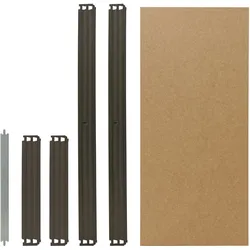 shelfplaza PRO 110x50 cm Fachboden-Set in grau für PRO Schwerlastregale