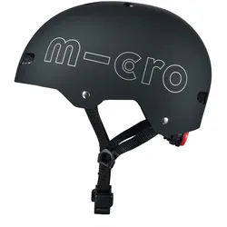 Micro Fahrradhelm – Schwarz, 58–61 cm