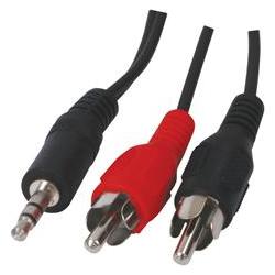 Goobay CABLE-458/5 (5 m, AUX Kabel, Cinch Kabel) (CABLE-458/5)
