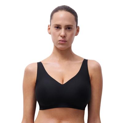 Bügelloser BH CHANTELLE "SOFTSTRETCH POWER", Damen, Gr. M, N-Gr, schwarz, Obermaterial: 80% Polyamid, 20% Elasthan, BHs, Airbonding Abschlüsse für eine Anhebung der Büste