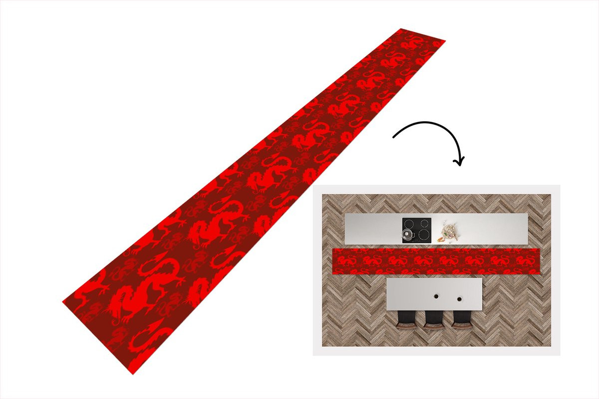 KitchenYeah Keukenloper Vinyl - Rechthoekig