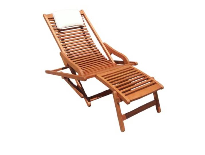 Rio Relax-Liegesessel klappbar aus Eukalyptus