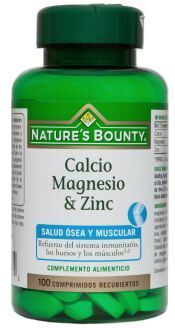 Nature's Bounty Calcio Magnesio & Zinc 100 Comprimidos Recubiertos
