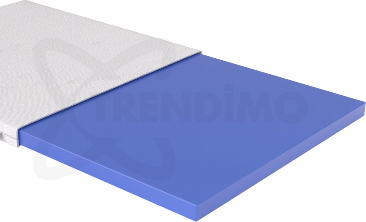 Trendimo Topdek Matras - Bamboo Hybrid Koudschuim - 180 x 210 x 7 cm