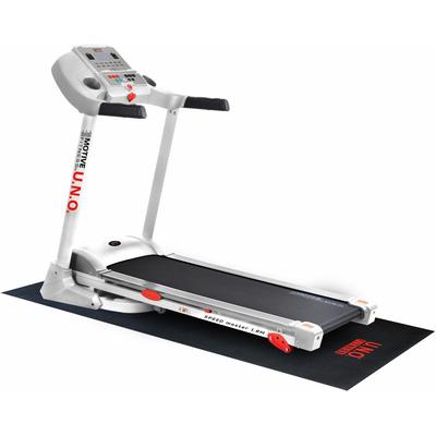 Laufband "Speed Master 1.8 M (mit/ohne Unterlegmatte)" Gr. 2, bunt (weiß, silberfarben), MOTIVE FITNESS BY U.N.O., Laufbänder, mit Unterlegmatte, bis max. 18 km/h, klappbar, 120 kg max. Benutzergewicht, B:68cm H:125cm L:150cm