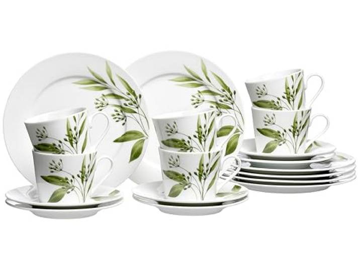Ritzenhoff & Breker Kaffeeservice Evora, 18-teilig, Porzellan